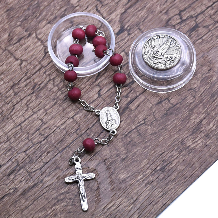 Chapelet de perles d'encens Olivenorma, bracelet de prière, croix 