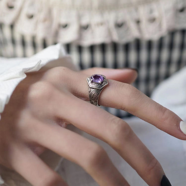 Bague Olivenorma Paisley Améthyste