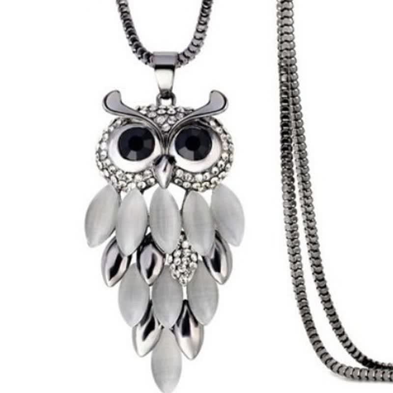 Collier pull en alliage de cristal « Supernatural Power » Olivenorma