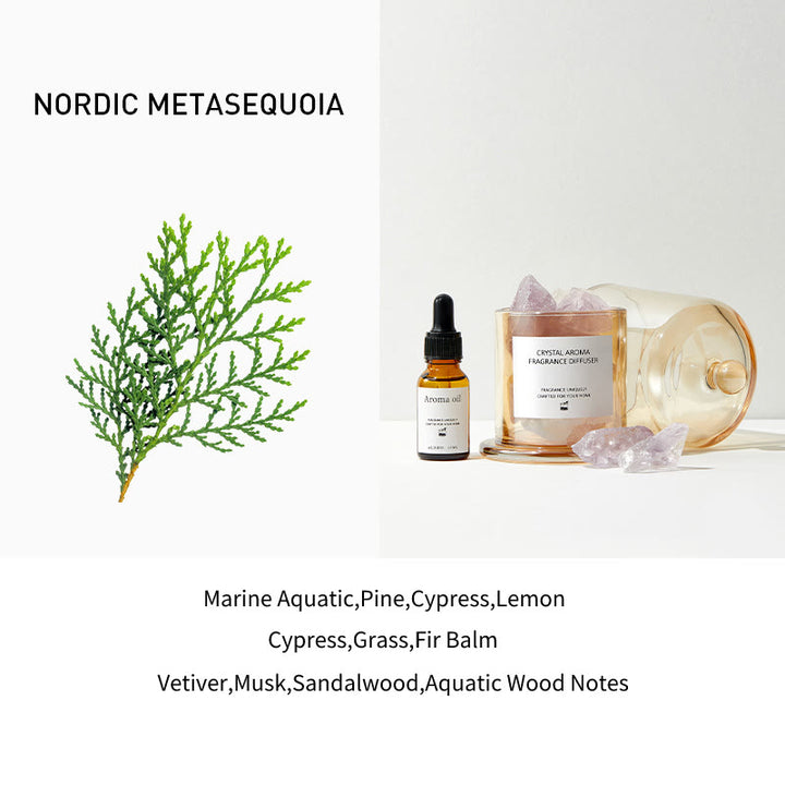 Coffret cadeau diffuseur d'huiles parfumées Olivenorma Crystal Aromatherapy