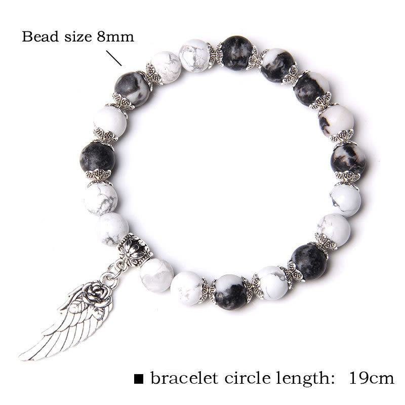 Olivenorma « Peace Energy » – Bracelet Aile en Cristal d'Agate Couleurs 
