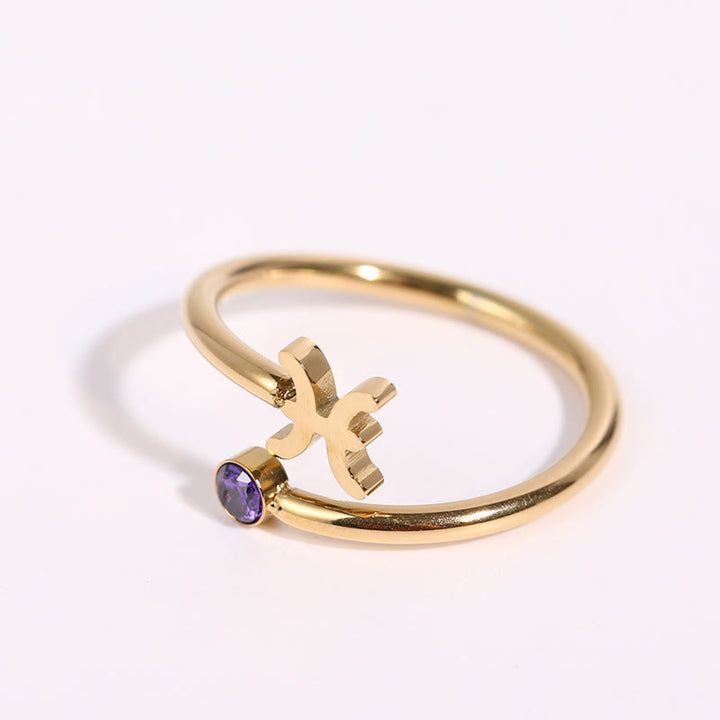 Bague carte cadeau Olivenorma avec pierre de naissance du zodiaque - image 8