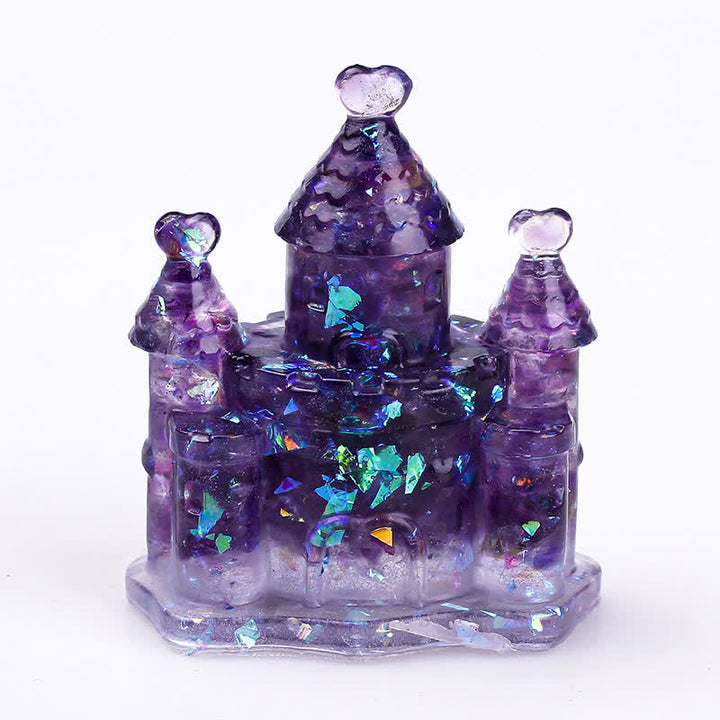 Décoration de château en pierres précieuses époxy cristal naturel Olivenorma