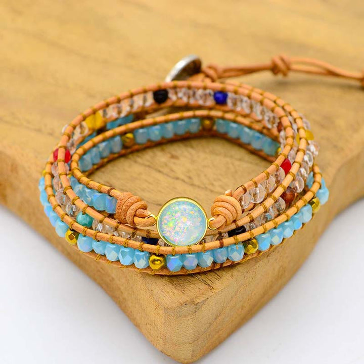 Bracelet en pierre d'opale naturelle de guérison