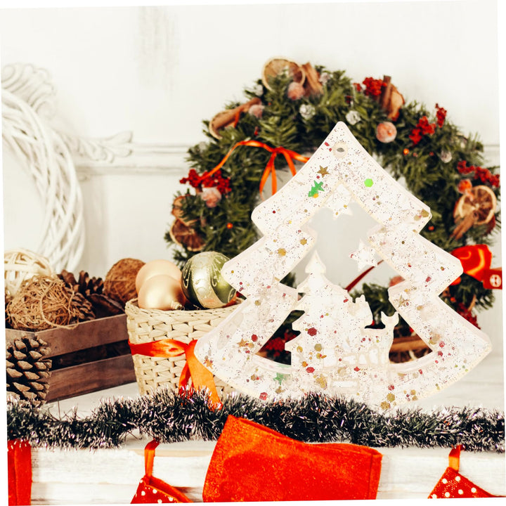 Décoration de sapin de Noël en résine de gravier cristal naturel Olivenorma