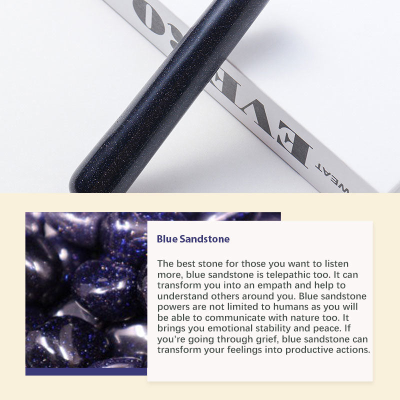 Baguettes de cristal de guérison en cristal naturel Olivenorma
